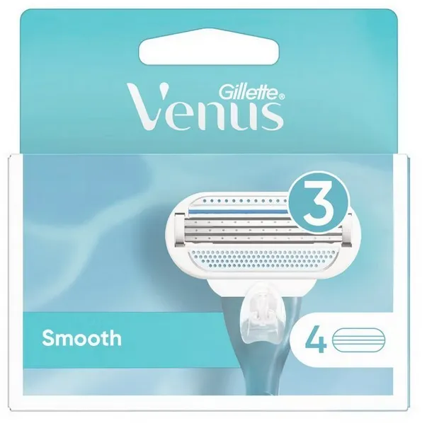Gillette - Venus Smooth Barberblader - 4 Pakke