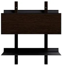 Eva Solo Smile nattbord med hylle Røkt eik/Svart